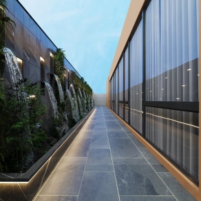 现代水景3D模型下载